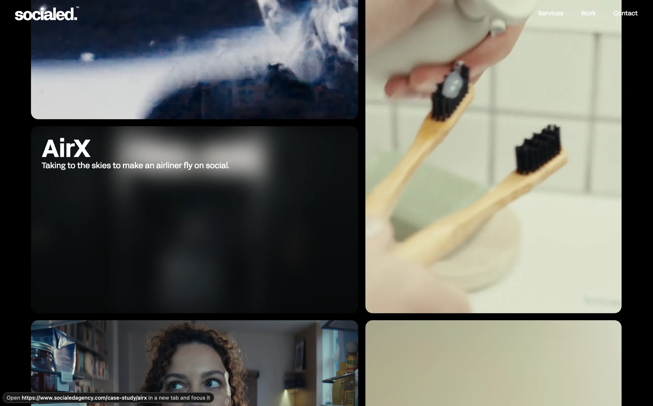 Socialed website by Sam Hills - Custom Webflow Development